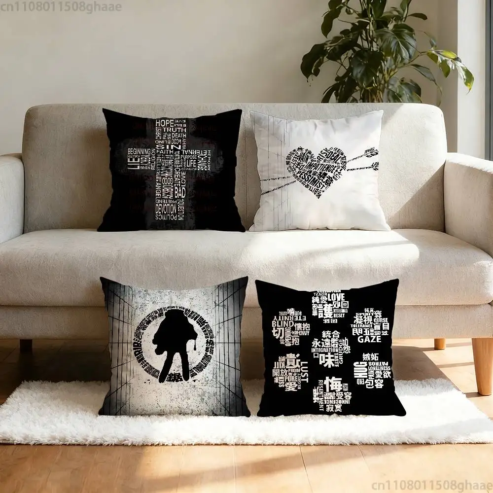 

I Love Maretu Heart Pillow Case Pillow Case Living Room Sofa Cushion Cover Suitable For Home Bedroom Room Decoration