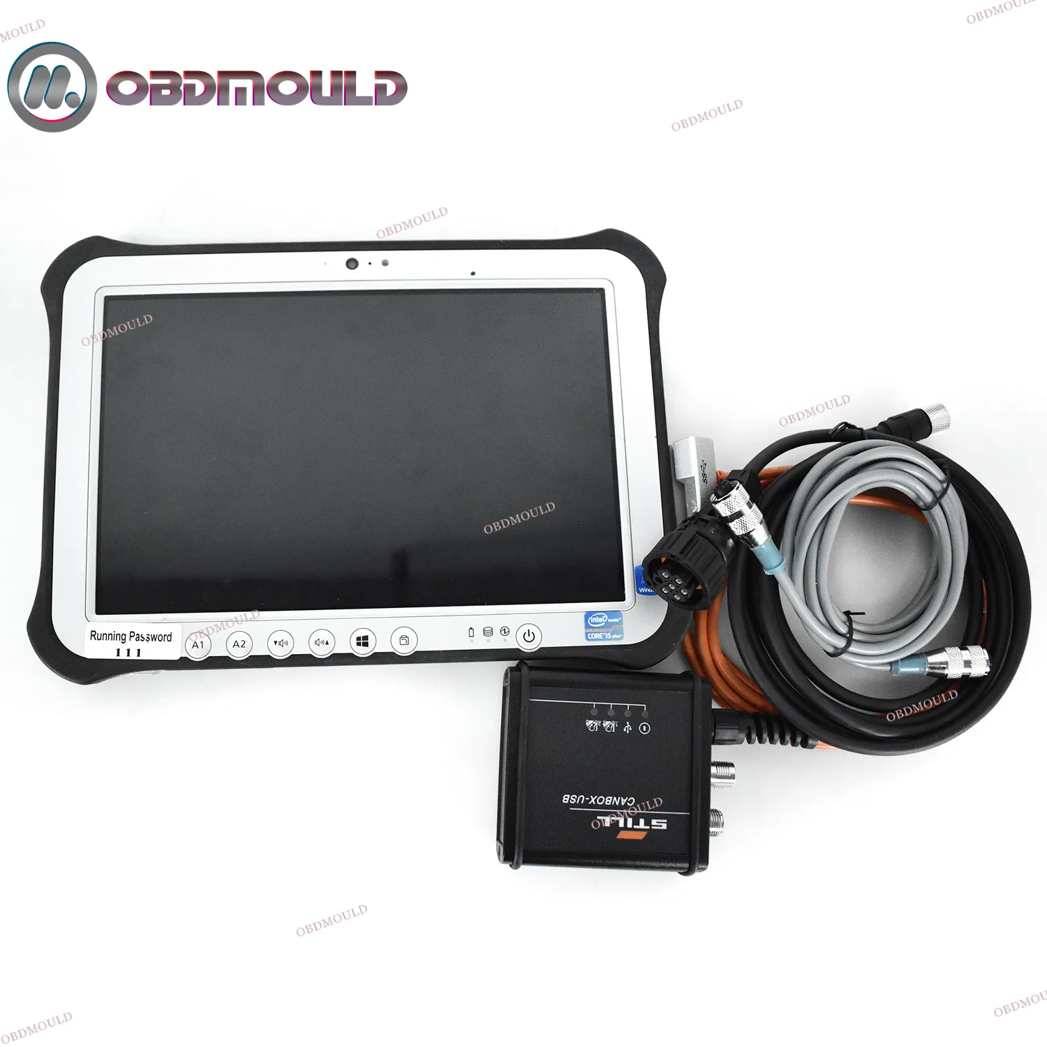 FZ G1 laptop+for Still forklift canbox 50983605400 diagnostic cable +still steds STILL forklift truck diagnostic scanner tool