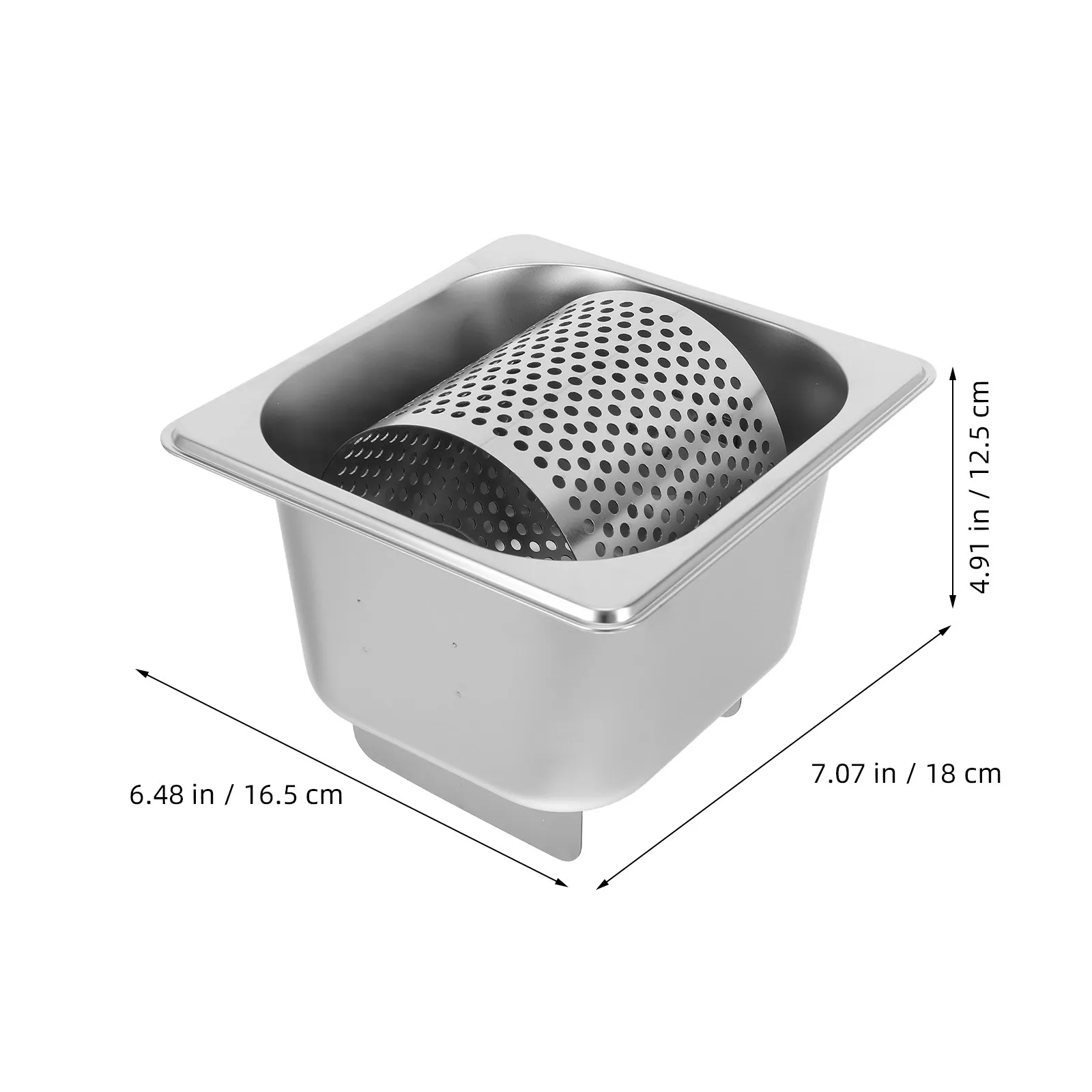 Stainless Steel Raised Roller 7.07x6.48x4.91 Inch Butter Spreader Tool for Even Spread on Buns Toasts Burgers