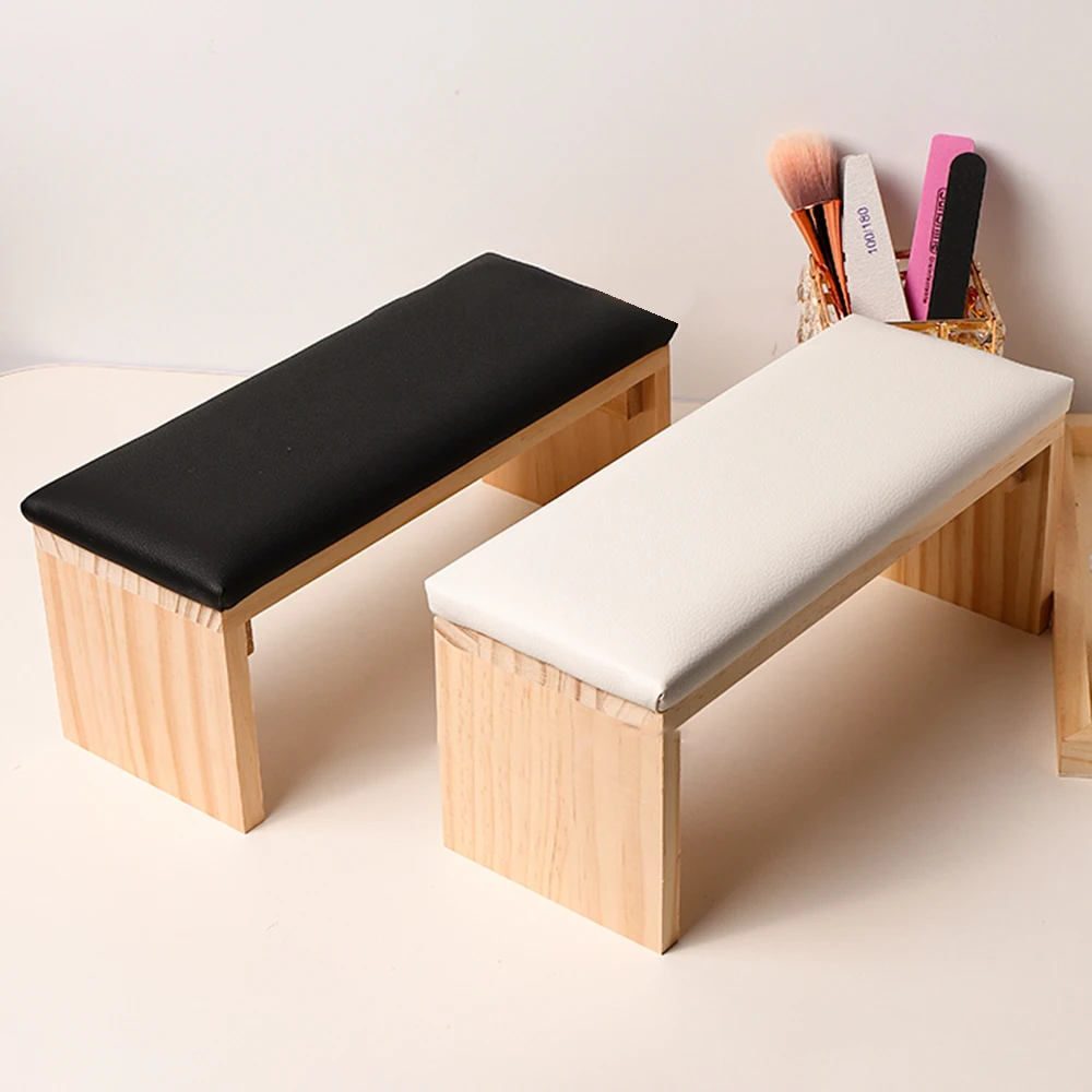 2 Colors Nail Hand Pillow Tool Simple Style Mat Can Be Placed On The Phototherapy Machine Net Red Solid Wood Light Luxury Table