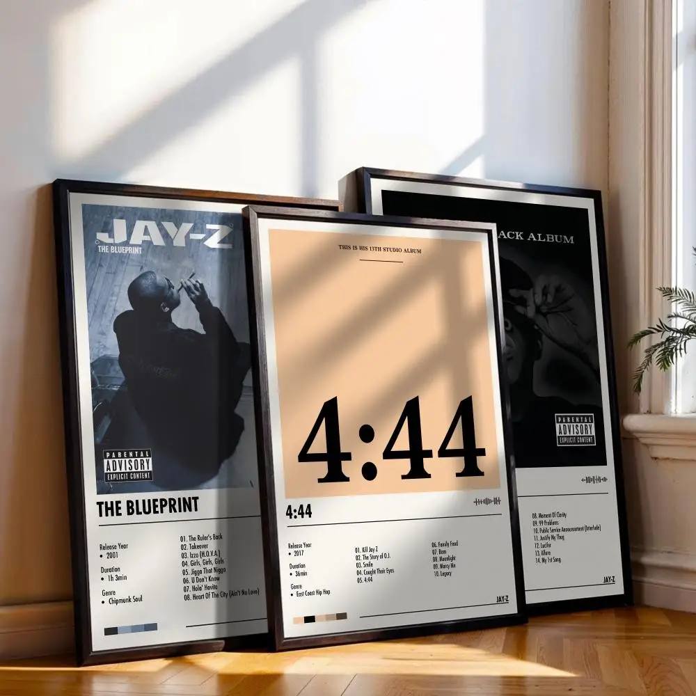 Jay Z Poster Music Album Cover For Room Canvas Painting Print Art Home Wall Decor Picture Gift