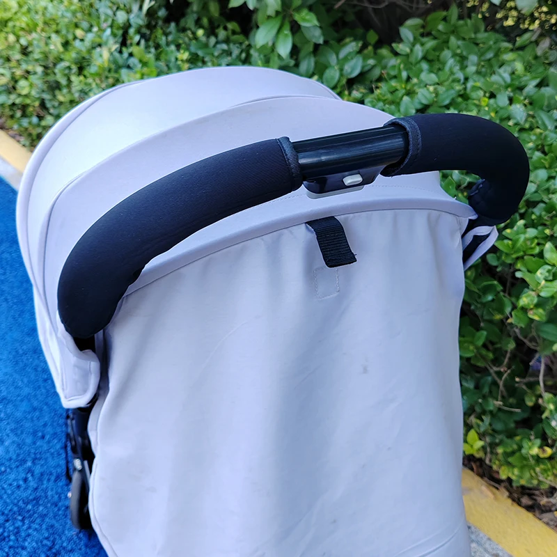 Stroller Handlebar Covers, Elastic Washable Pram Protector Sleeve Replacement Covers, Baby Carriage Accessories Fit for Most Pus
