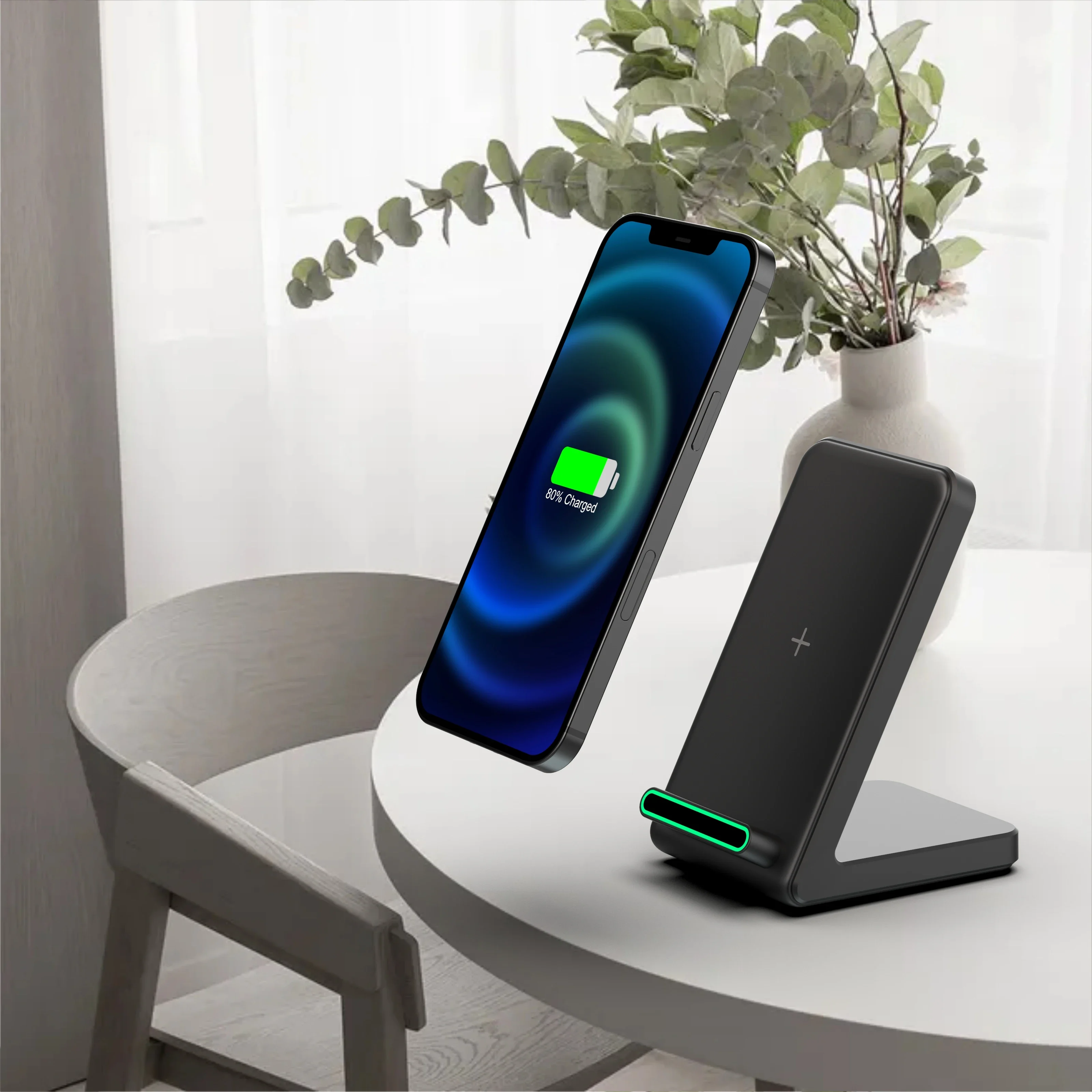 2023 top selling products portable wireless charger Wireless Charger For All Qi Smartphone Charging 15w Qi Charging Stand