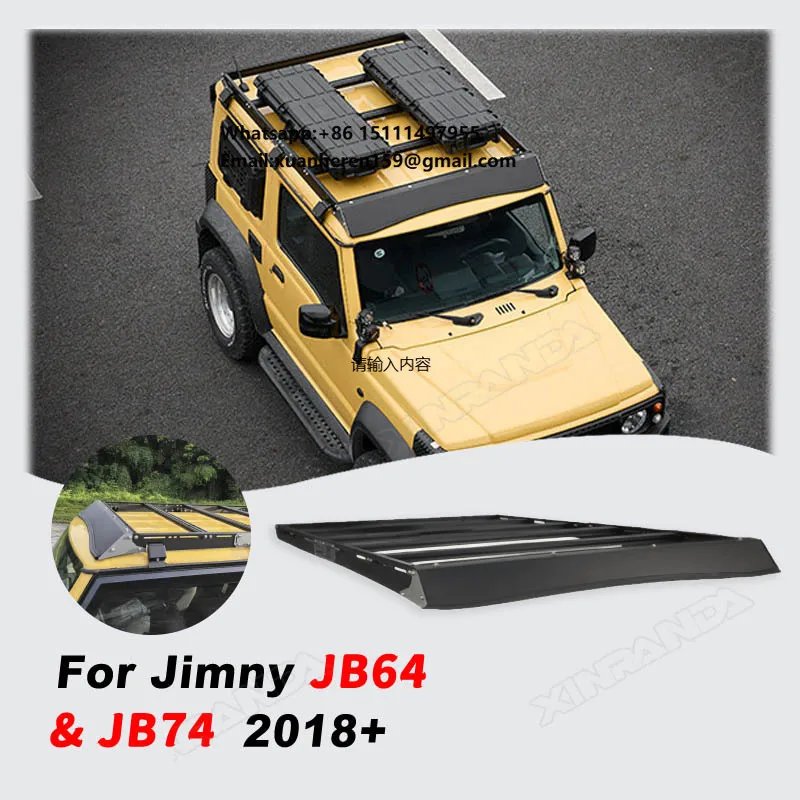 

Двухсекционный разборный багажник на крышу для Suzuki Jimny JB64 JB74 JB64W 2019+ (только для 3-дверных моделей JIMNY)