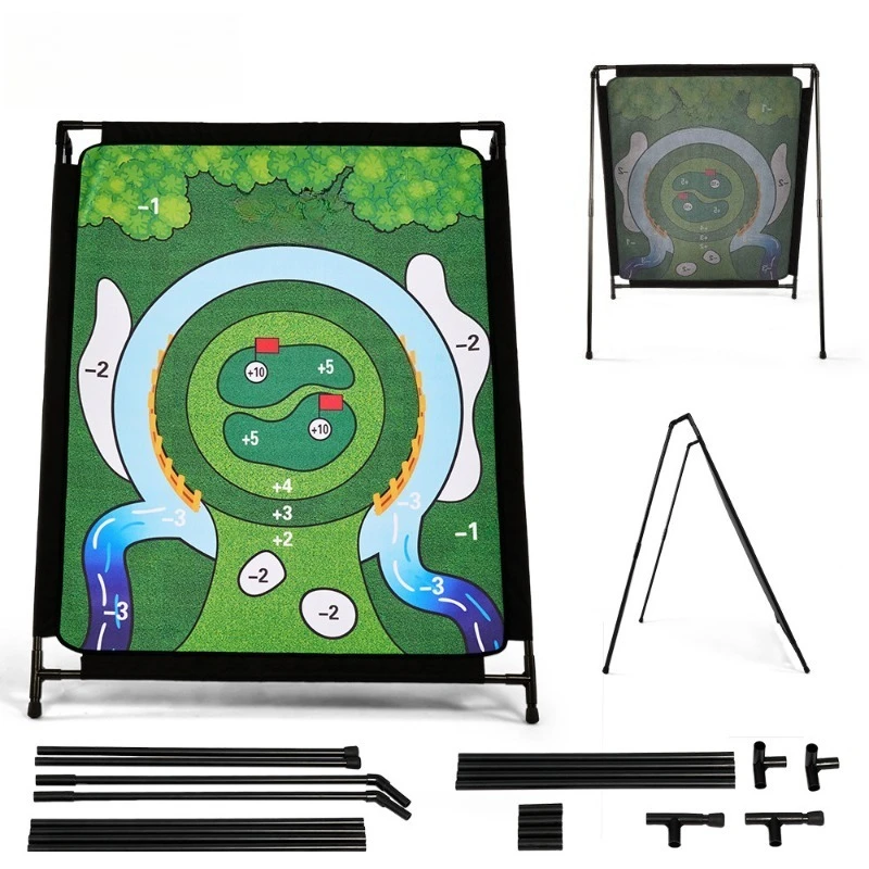 

Hot Selling Golf Practitioner Cutting Rod Target Cloth Practice Percussion Pad Game Set Indoor Golf