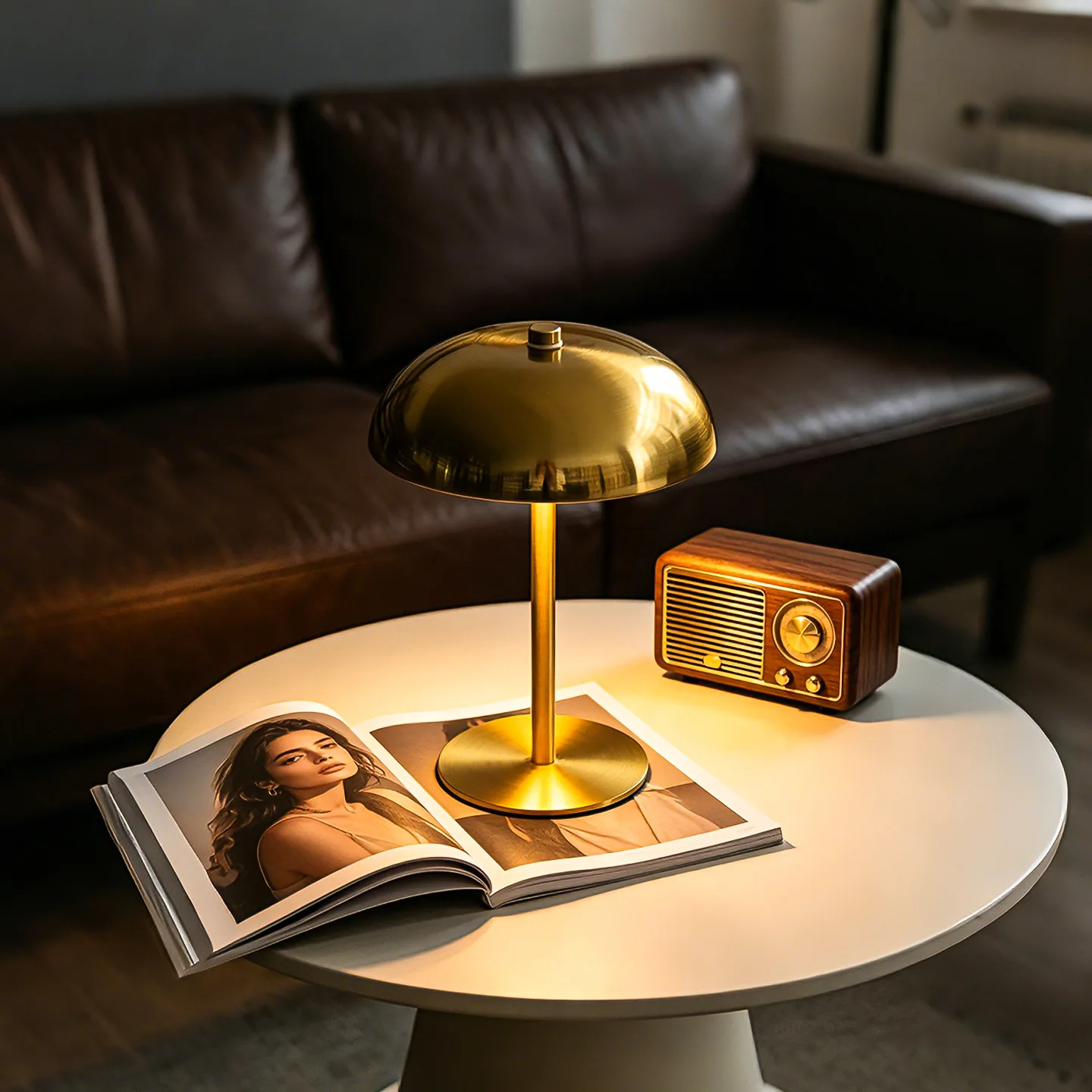 Mushroom Table Lamp Creative Usb Rechargeable Dimmable Hotel Bar Bedroom Bedside Atmosphere Small Night Light