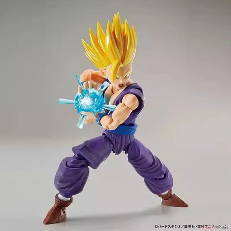 バンダイ-本物のドラゴンボールキット,スーパーサイヤ人2の息子悟飯のコレクタブルモデル,アニメのおもちゃ,フィギュアの上昇基準,在庫あり