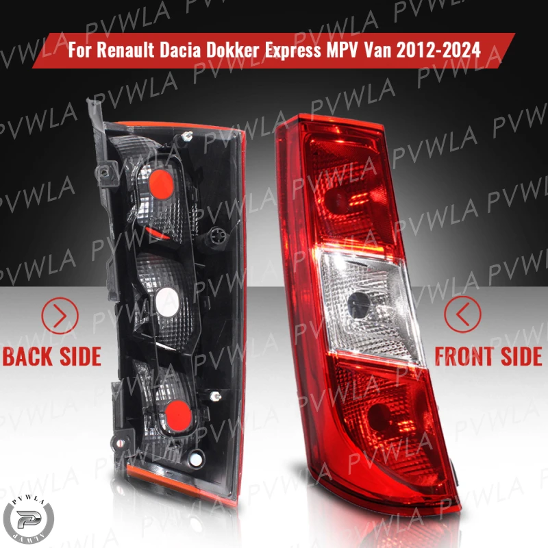 Tail Lights Rear Light Brake Lamp Without Bulbs For Renault Dacia Dokker Express MPV Van 2012 2013 2014 2015 -2024  Tail Lamp