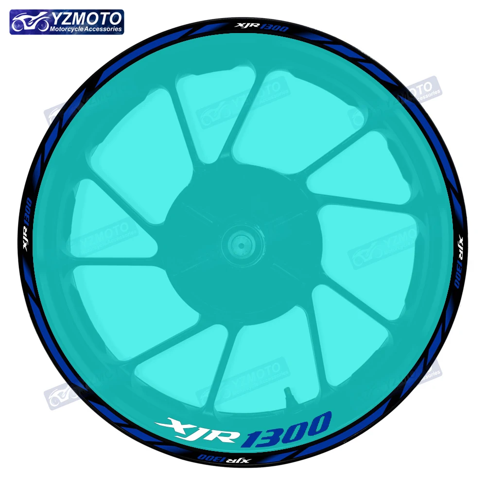 

Для XJR1300 XJR 1300 гоночный мотоцикл передняя и задняя ступица колеса 17-дюймовая наклейка водостойкий светоотражающий обод украшает наклейку