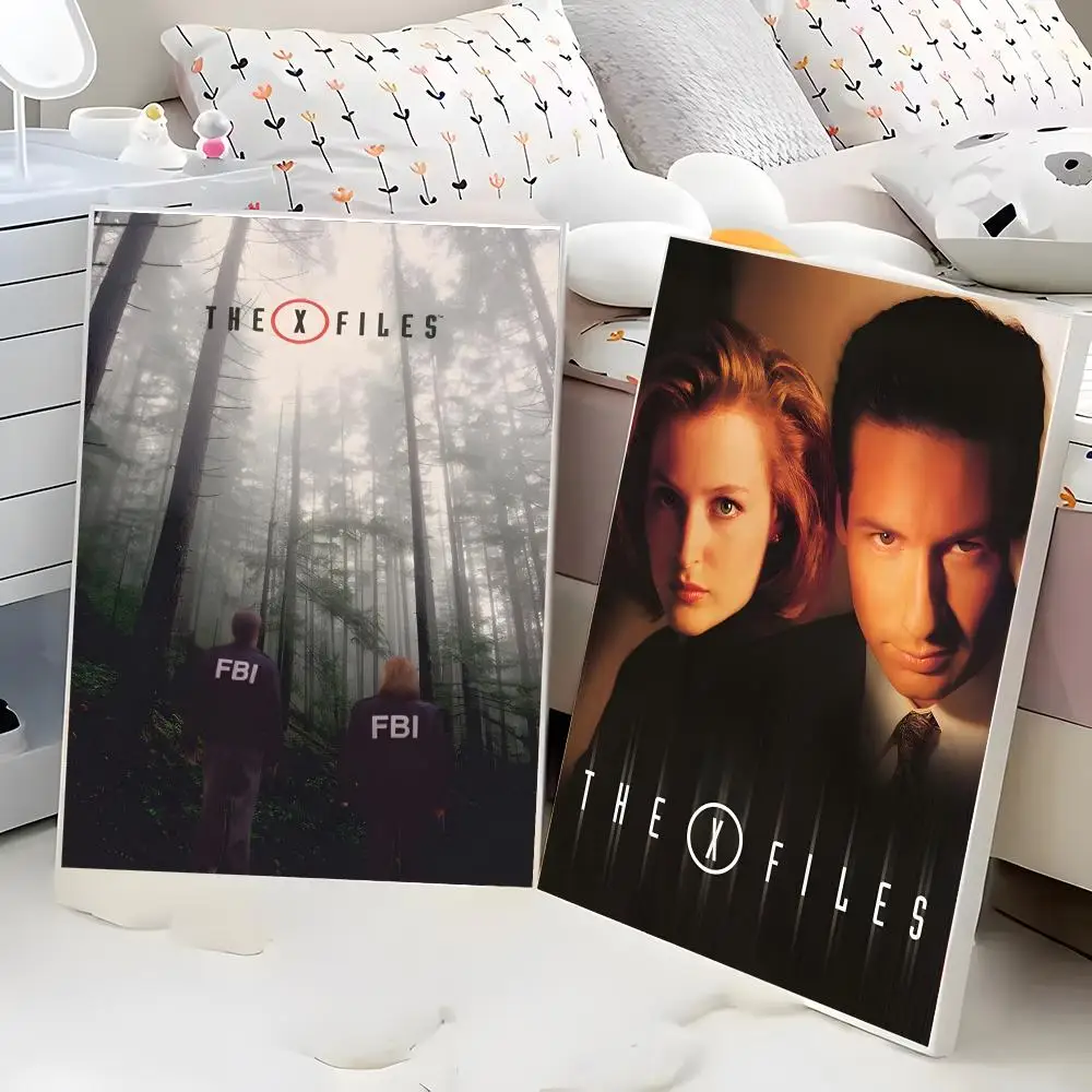 The X-Files Sci-Fi Paranormal Painting Calligraphy Poster Eco-Friendly Decor Frameless Canvas