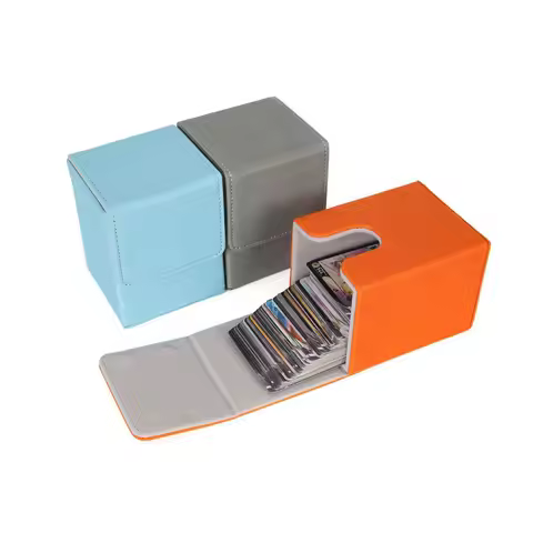 100+PU Game Card Deck Storage Box MTG Board Games Commander Card Carrying Organiser Case Trading Card Deck Box Gift