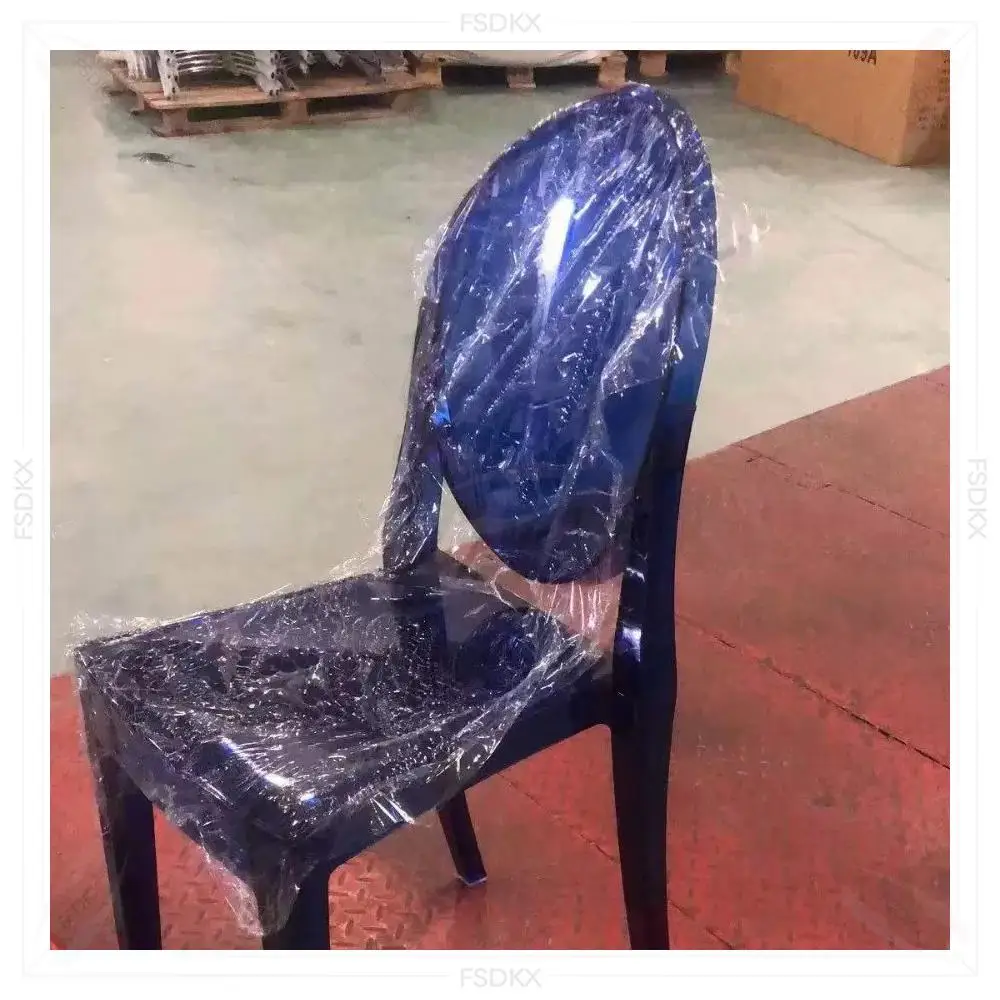 

Luxury White Chiavari Chair for Hotel Dining Outdoor-Durable Plastic Banquets Wedding Parties