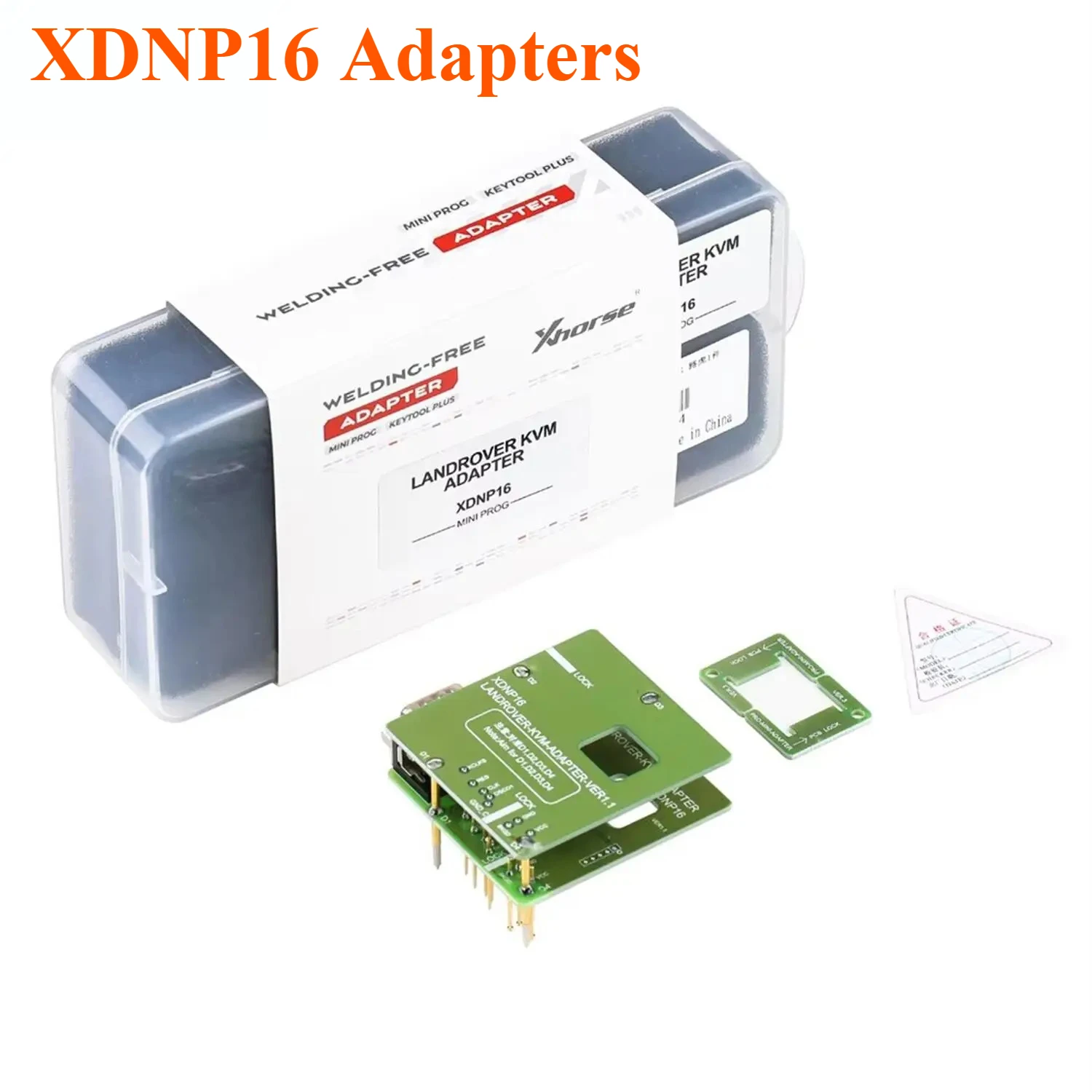 Xhorse XDNP16 Adapters Solder-Free for Landrover KVM Set Work with VVDI Prog/ MINI PROG and KEY TOOL PLUS