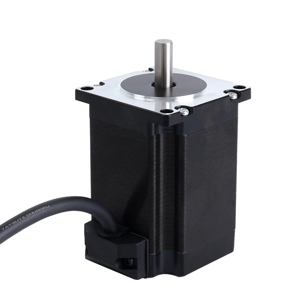 STEPPERONLINE Nema 23 Stepper Motor Bipolar 1.8deg Φ8mm 1.85Nm(262oz.in) 2.8A 57x57x76mm 57 Step Motor 4 Wires CNC