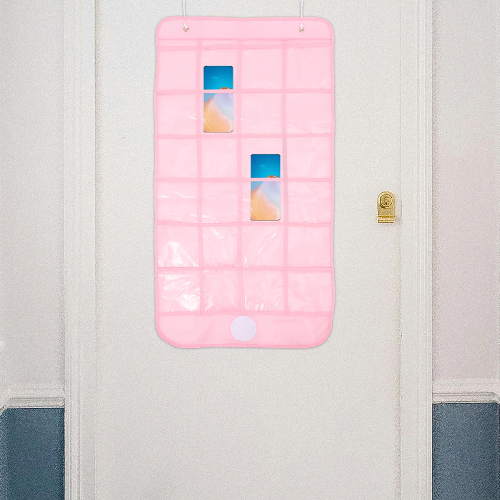 

Cell Phone Storage Bag Bra Hanging Classroom Pocket Organizer Makeup Wall Chart