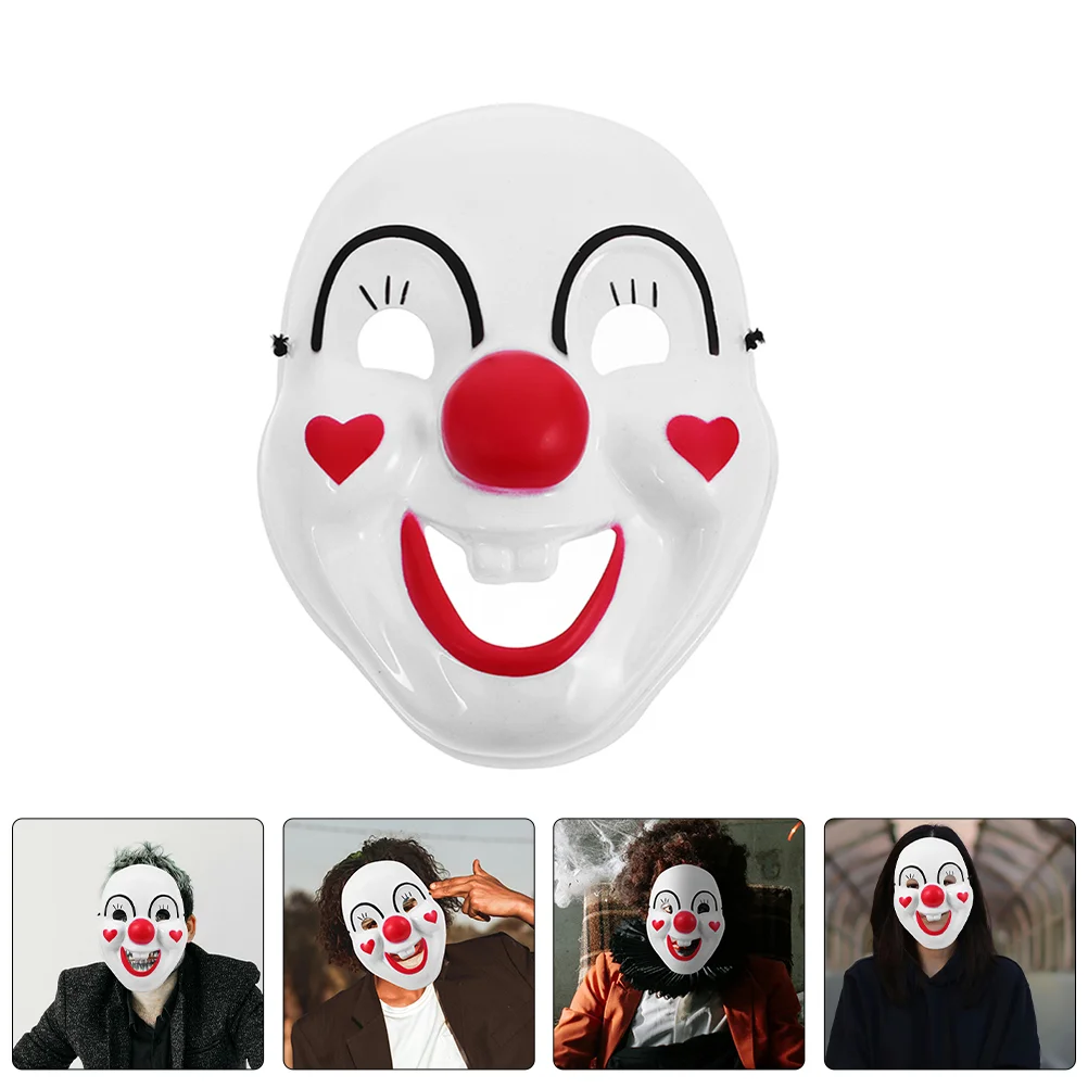 

Clown Mask for Party Halloween Adult Creepy Costume Plastic PVC Full Face Lightweight Comfortable Kids Adult
