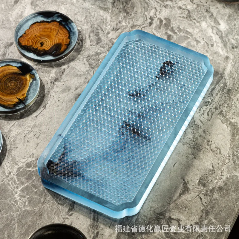 Ink Art Tea Tray Multifunctional Dry Brew Table Heat Resistant Design