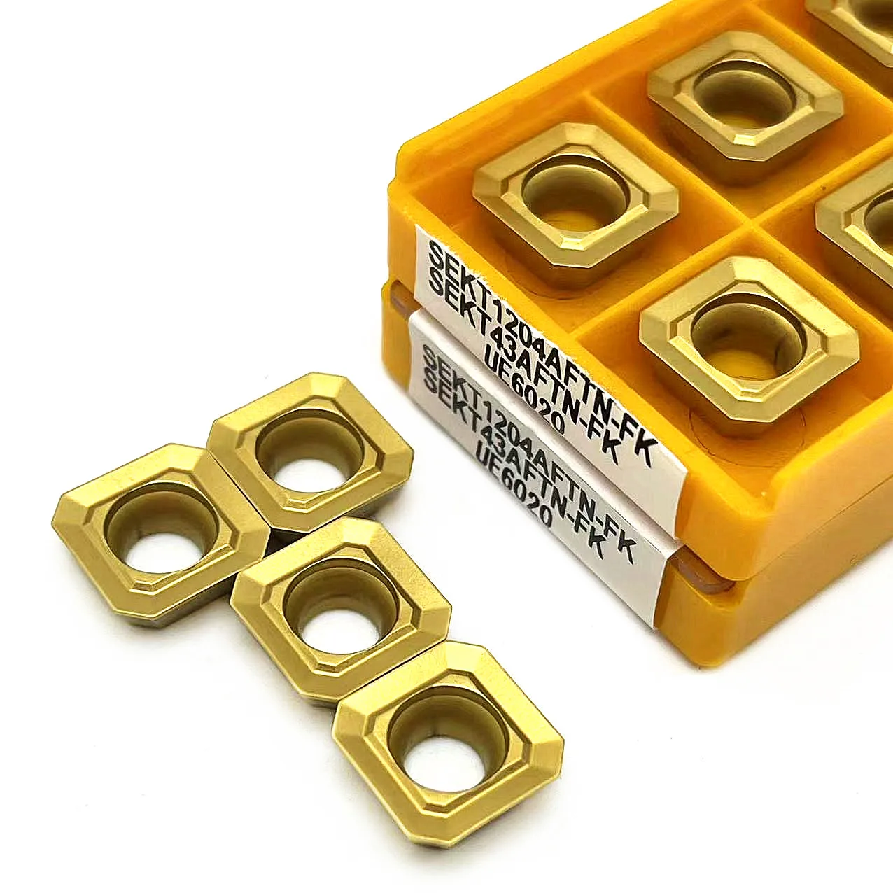 High quality Carbide blade SEKT1204AFTN VP15TF UE6020 US735 lathe parts tool turning blade CNC external turning tool blade