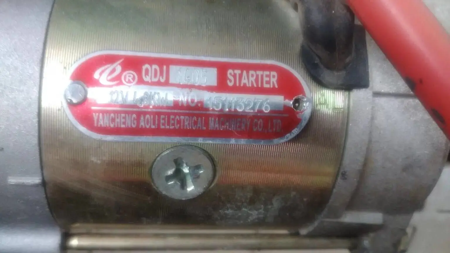 Fast Shipping Starting Motor QDJ1405 4.8kw 12V 11 Tooth Diesel Engine Starter Motor A Suit Chinese Brand