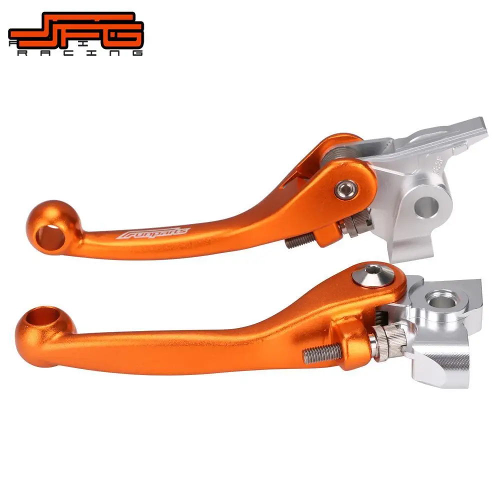 Funparts Forged Aluminum Titanium alloy Brake Clutch Lever For KTM EXC EXCF XC XCF XCW XCFW SX SXF 125 150 250 300 350 450 500