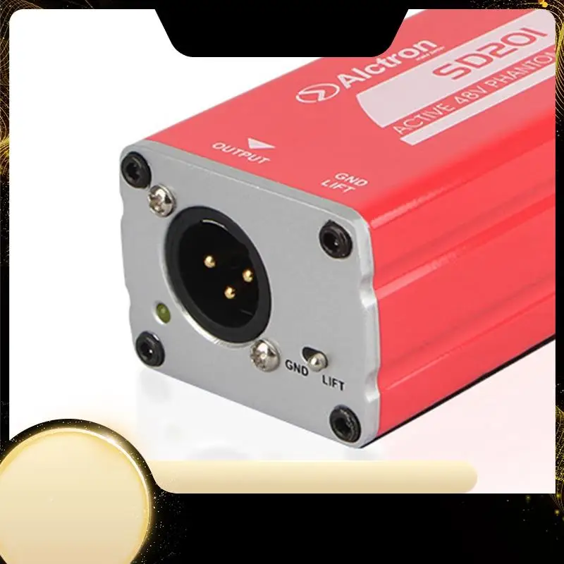 

Alctron SD201 Active DI Box Impedance Transformation DIBOX Professional Stage Effects Direct Connect Box