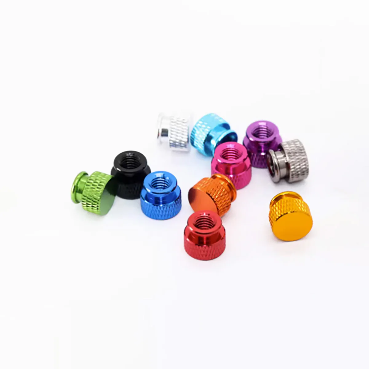 Aluminum Alloy Hand Nut / Computer Case Fixing  Knurled  Nut M3~M6