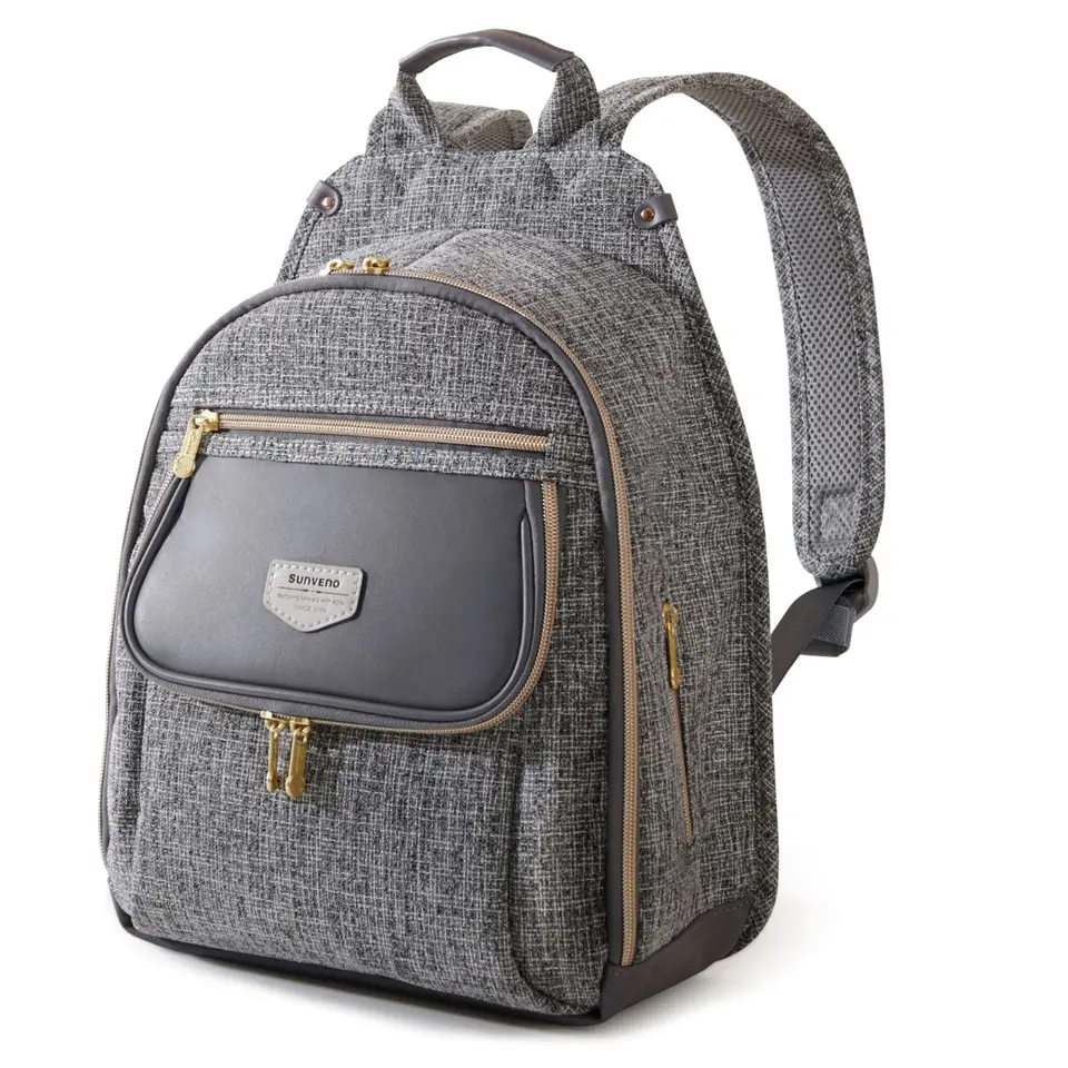 Fashionable Sunveno Diaper Bag Backpack for Parents