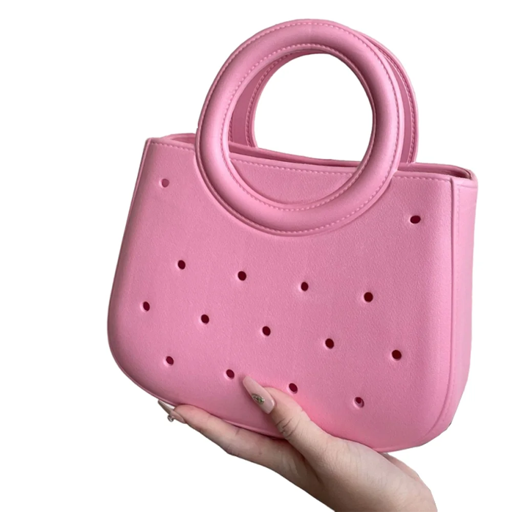 

Водонепроницаемая летняя пляжная сумка ярких цветов, красочные сумки с героями мультфильмов «сделай сам», большая вместительная резиновая сумка с противоскользящей ручкой для отдыха