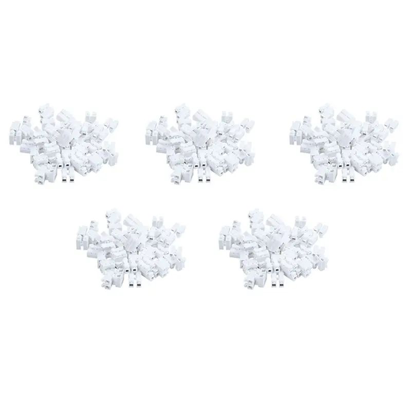 ABYN-250PCS CH2 Spring Quick Wire Connector Cable Clamp Terminal Block Connector For LED Strip Light