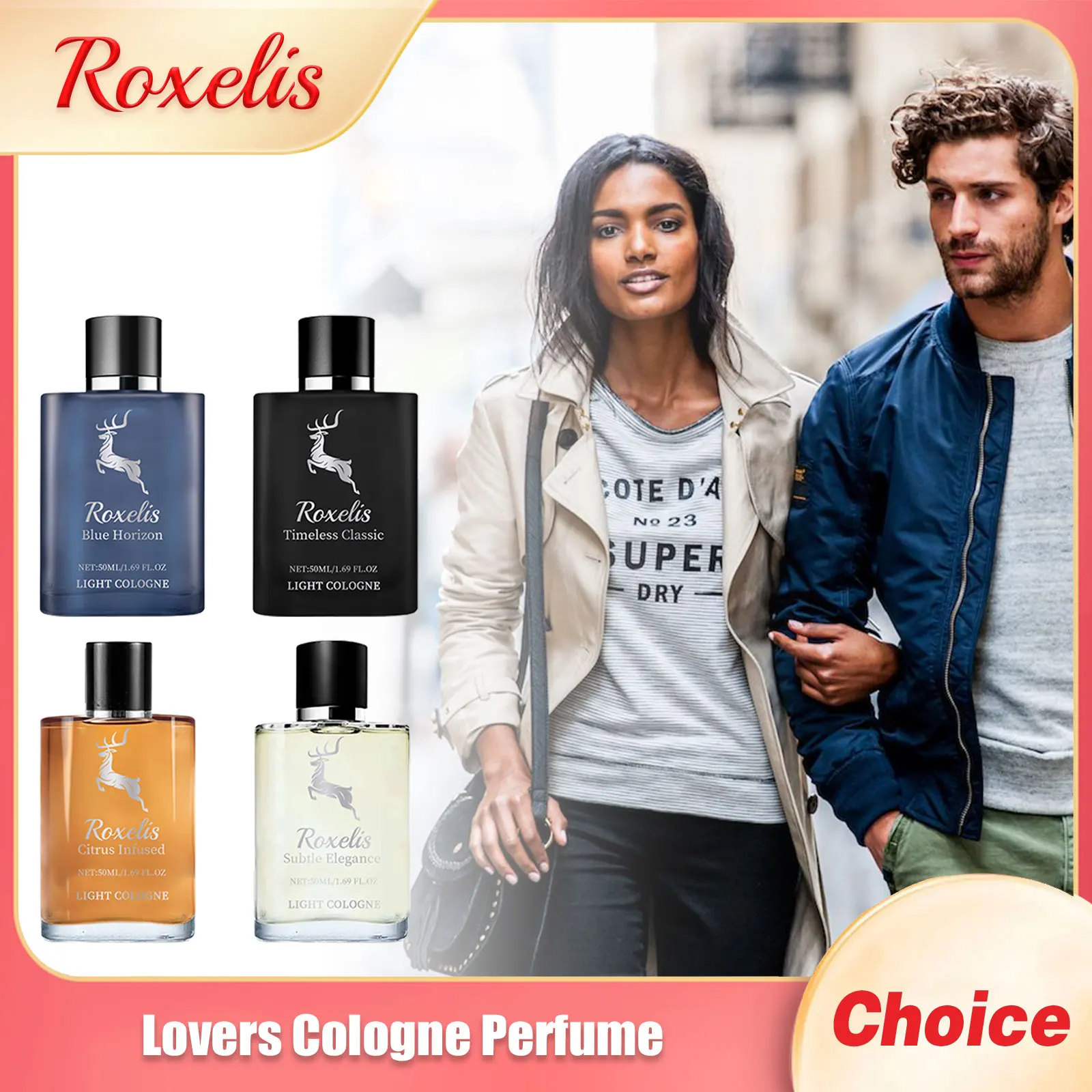 

Roxelis Lovers Cologne Perfume Lasting Fragrance Floral Scent Improve Balminess Attracting Men Gift Adult Dating Flirting Perfum