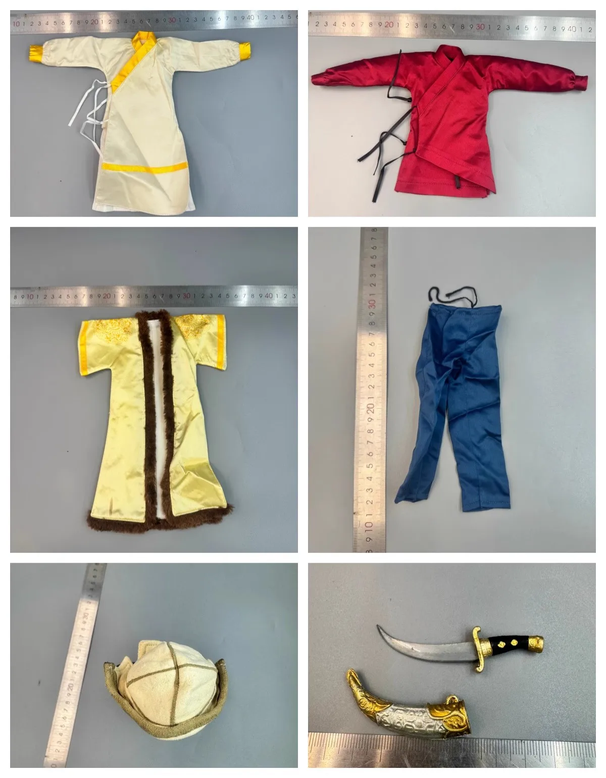 

Snail 1/6 Ancient Soldier Robe Underwear Hat Short Knife Accessories Gift Fit 12'' Action Figure Body Model Toy In Stock