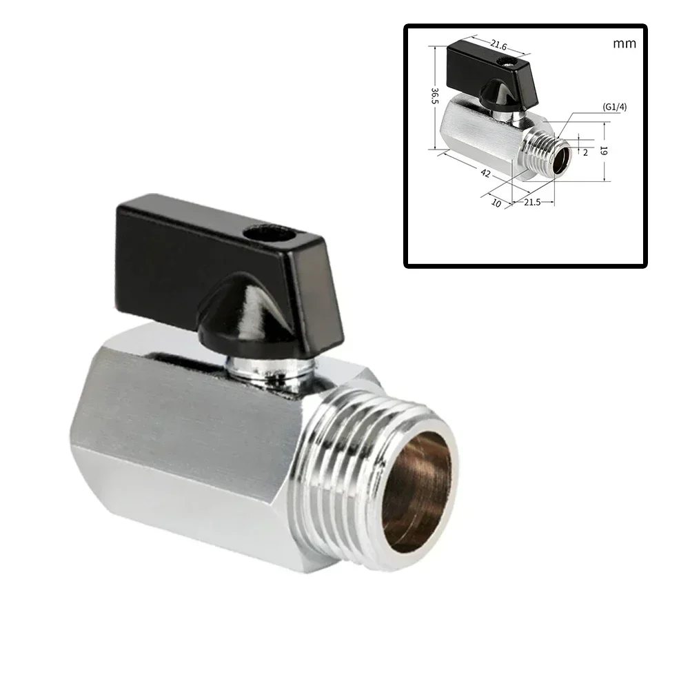 1 4 Inch Ball Valve Water Shut Off Valve Reliable Performance Simple Structure Three Different Models Easy To Maintain