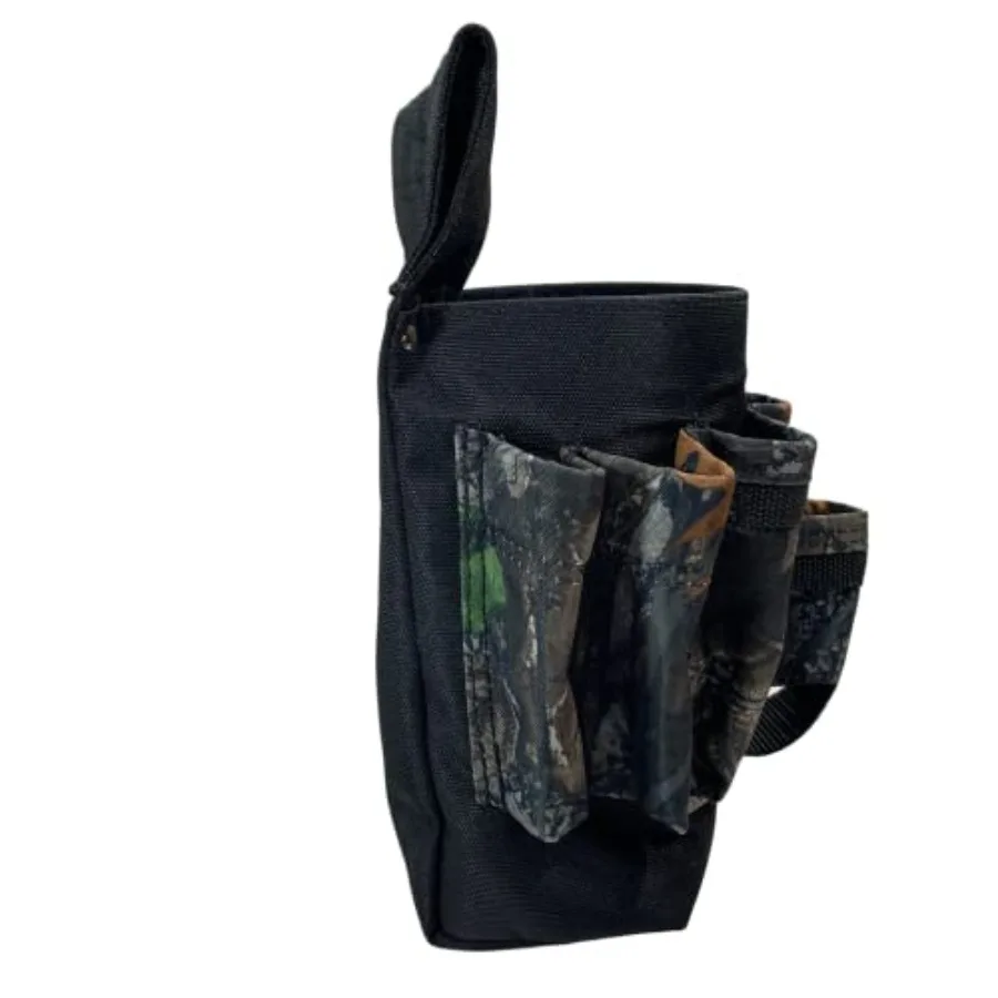 ULT 120 Ultimate Electrician Single Pouch Tool حزام جاهز ومتانة واسعة الفم وجيوب عميقة تصميم صندوق Pro صنع في الولايات المتحدة الأمريكية