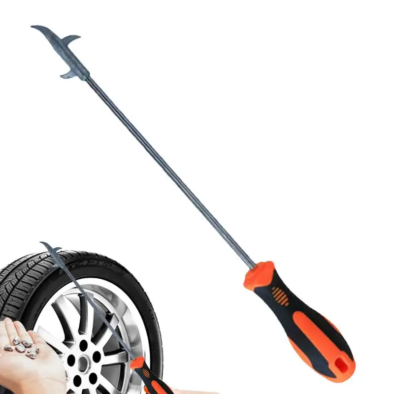 Tire Cleaning Hook Screwdriver Accessory Groove Broken Stone Cleaner Threaded Joint Tire Cleaning Tool D-urable