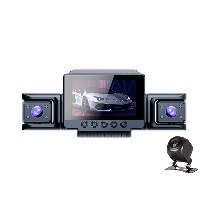 

4 Channel 360 Dash Cam For Cars HD 1080P 3 Inch IPS Screen WiFi Loop Recording WDR Panoramic Protection