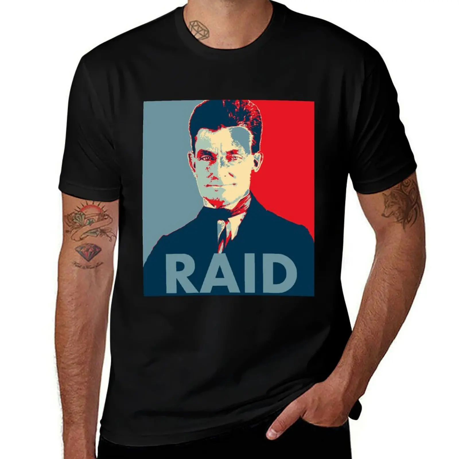 John Brown - Raid T-Shirt plus size tops anime plain t shirts men