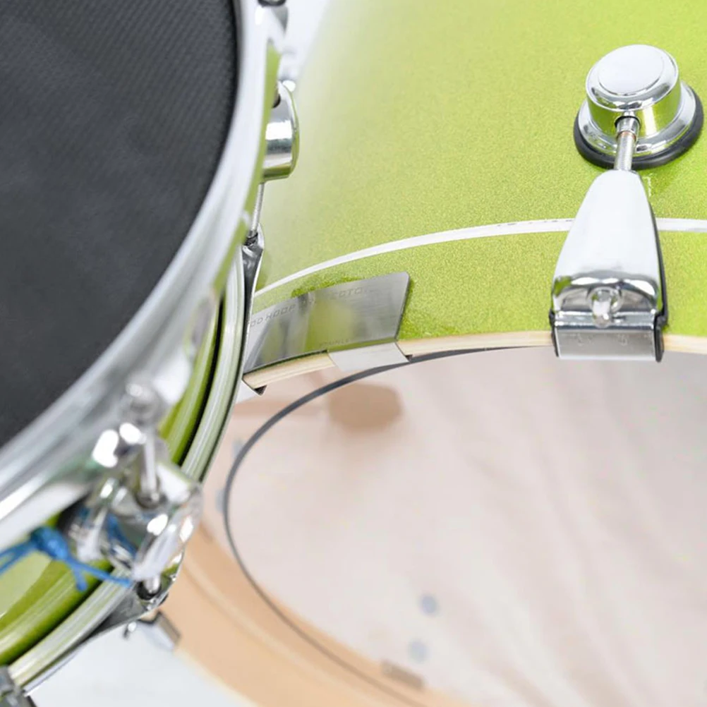 

Drum Hoops Protector Reusable Wear Resistance Practical Bass Drum Hoops External Ring Tone Control Accessories