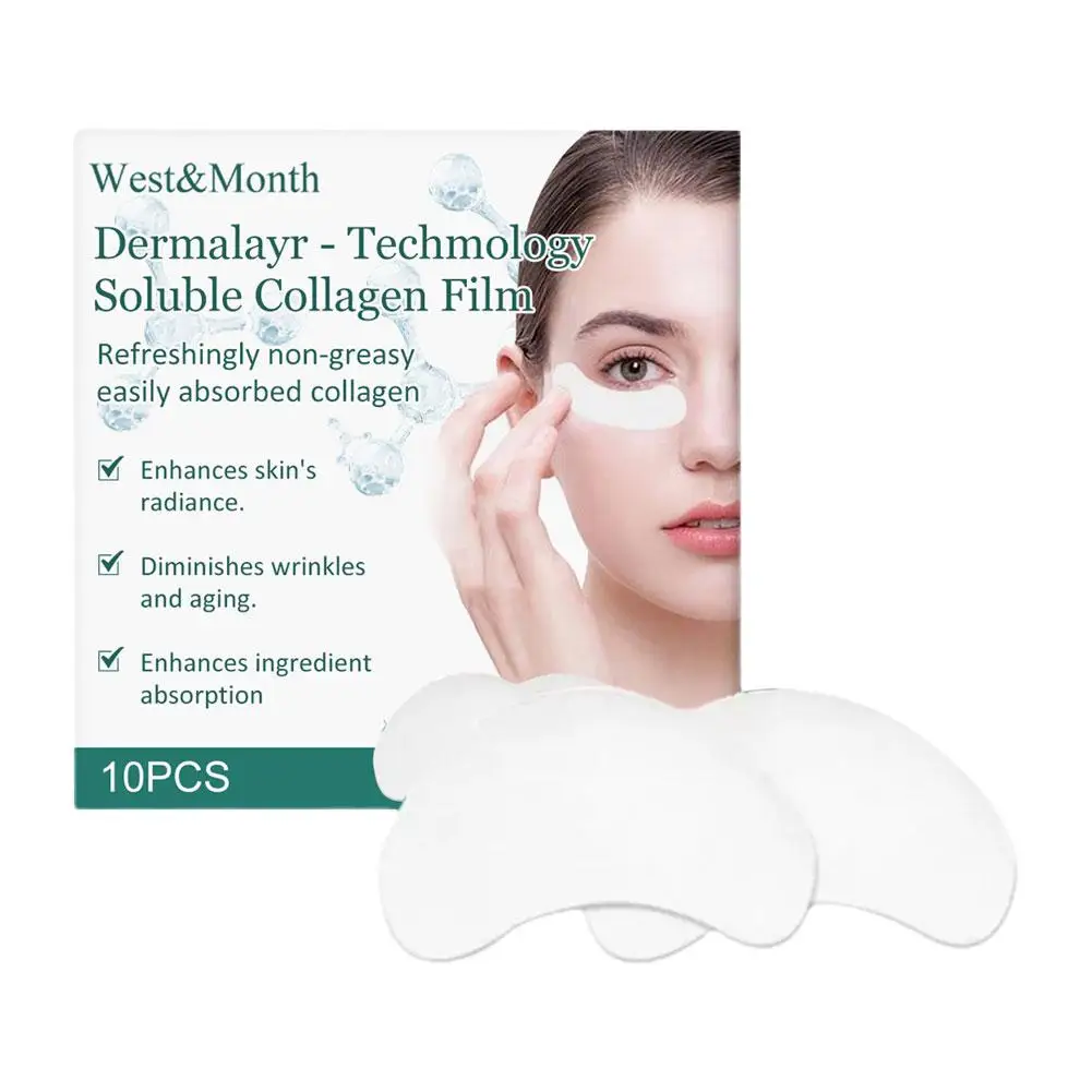 Clear And Moisturizing Eye Patches Eye Mask Hyaluronic Products Mask Eye Care Skin Crystal Acid Care Beauty Collagen H4J0