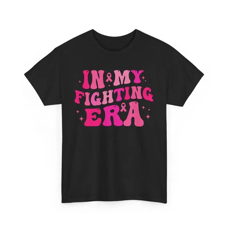 

In My Fighting Era T Shirt Hope and Strength Breast Cancer Awareness