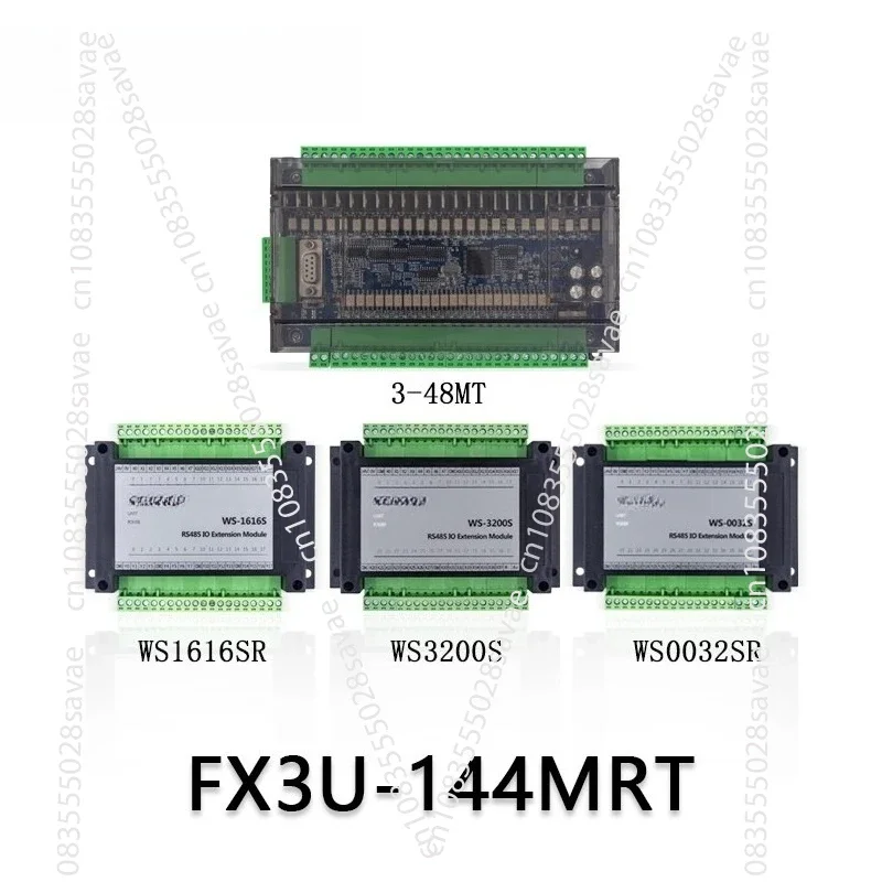 

FX3U-64MT/R/80/128 Points Replace FX2N Analog PLC Controller Industrial Control Board IndustrialAutomation ContorlModu