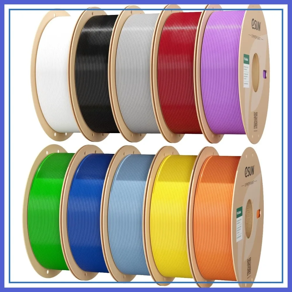

10KG PLA Filament 1.75mm, 10 Colors Bundle, 1KG/Spool, High Speed for 3D Printers