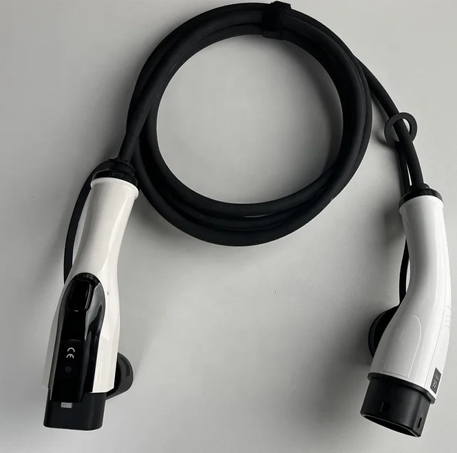 Double Gun Mode 3 Electric Car Charging Cable 22kw Type 2 To Type 2 5m Electric Car Ev Gun Head Cable Extension Cord