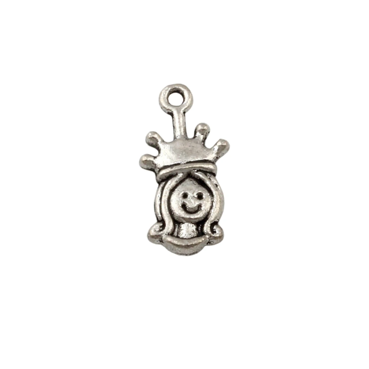 Beod Queen Charms Pendants 150Pcs Alloy Fashion Jewelry DIY Fit Bracelets Necklace Earrings 9x19mm A-347