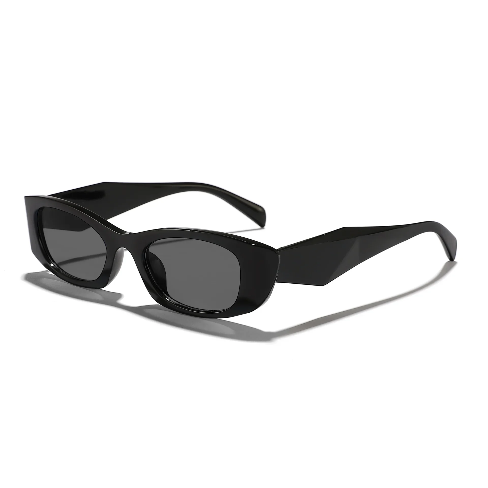 Vintage Small Square Sunglasses Men Women Retro Brand Designer Black Sun Glasses Unisex Ins Popular Shades Eyewear UV400 - view 4