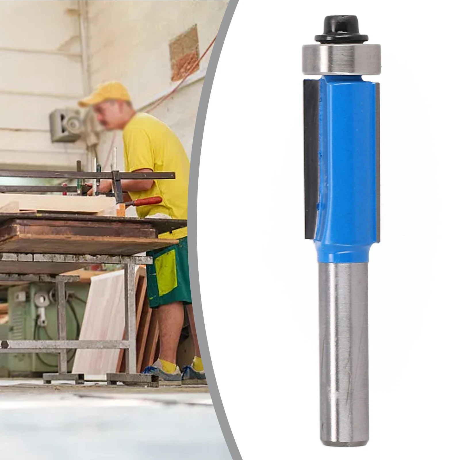 

Bits Router Bits 8x5/16x25.4 Blue Cutting 1pc/4pcs Set 8x1/2x25.4 8x3/8x25.4 For Woodworking Practical For Woodworking