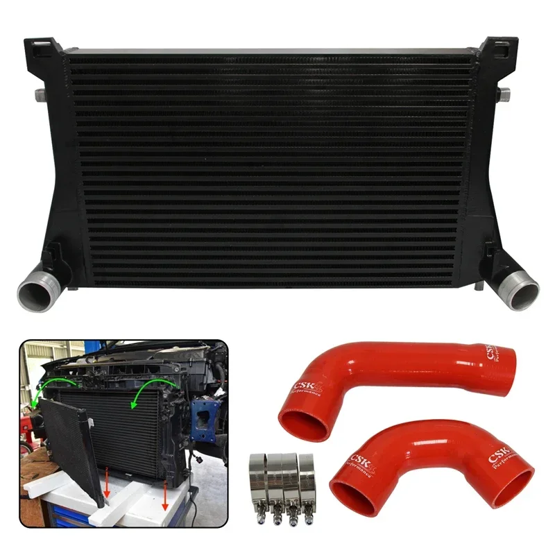 Intercooler Black+ Hose Kit For A3/S3 / VW Golf GTI R MK7 EA888 1.8T 2.0T TSI