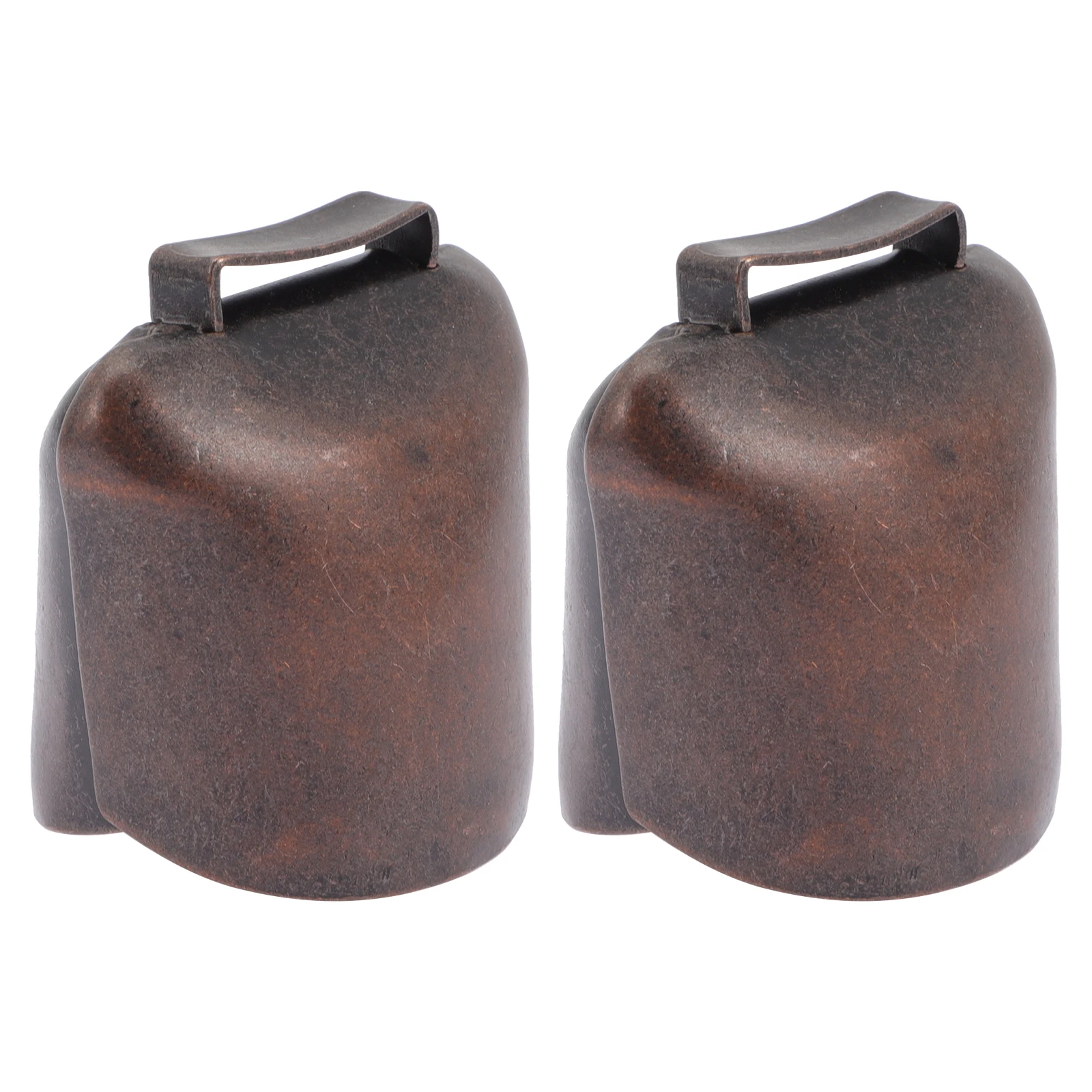 

2pcs Iron Cattle Bells Livestock Hanging Pendants Farm Animal Loud Bells Cow Bell Decorations Sheep Bell Pendants Grazing