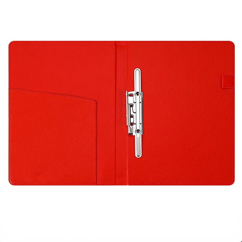 B-SHAMO A4 File Folder Single/ Double Clips Padfolio Clipboard Folder Portfolio Leather Clip Boards for School Office Business