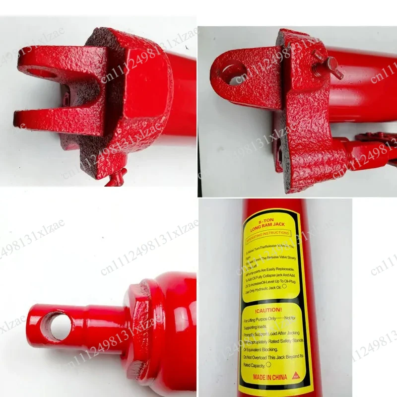 Hydraulic Low Position Lengthened Jack - 8/12 Ton Crane Rack with Long Stroke Oil Cylinder for Extension Lifting