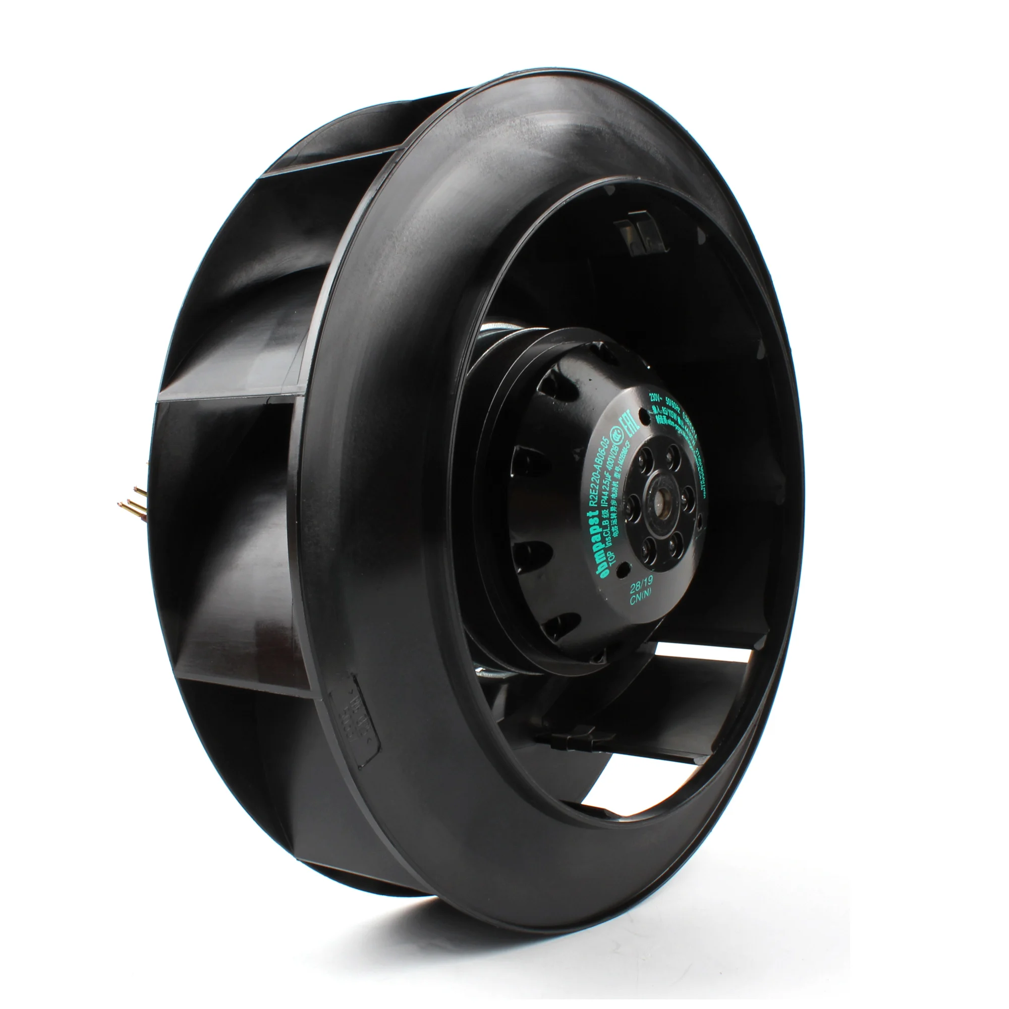 In Stock R2E220-AB06-05 Ac230V 220v 85W AC Centrifugal Fan Diameter 220mm Turbine Fan Inverter Centrifugal Cooling Fan